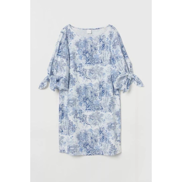 H&M Toile de Jouy Dress size 4 - Picture 2 of 12